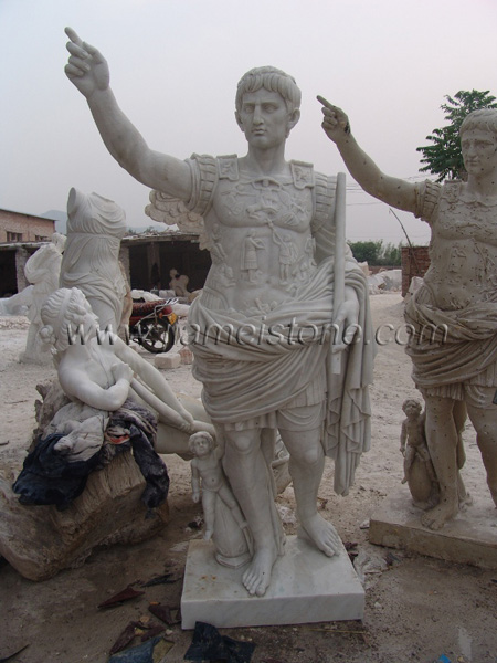 Augustus marble statue