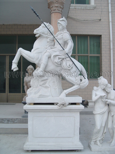 Roman Kight Statue