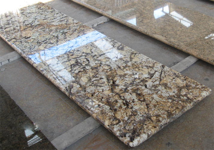 crystal white granite countertop