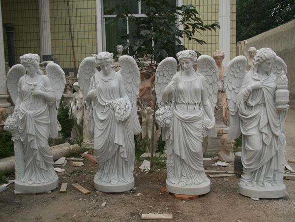 four seasons marble statues