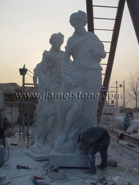 large outdoor statues