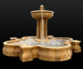 marble fountain, travertine fountain, stone fountain