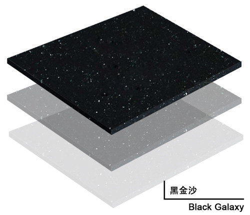 Black Galaxy granite tiles