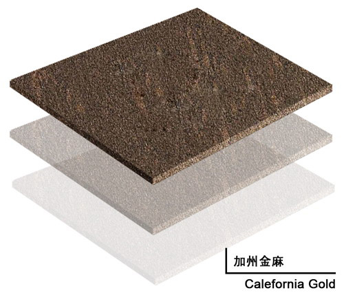 Giallo California granite tiles