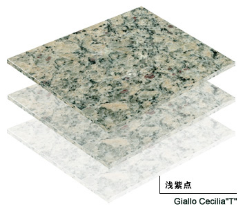 Giallo Cecilia Light granite tiles