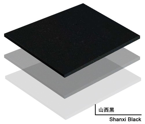 Shanxi black granite tiles