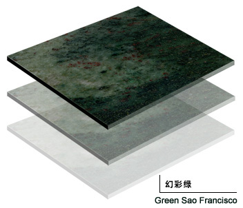 Green Sanfrancisco granite tiles