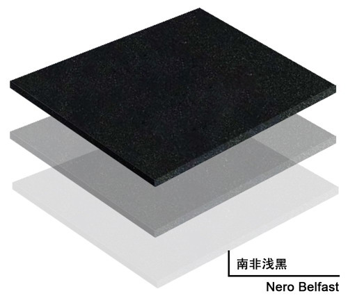 Nero Belfast granite tiles