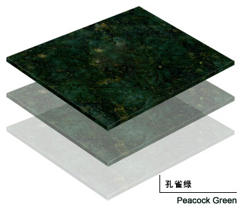 Peacock Green granite tiles