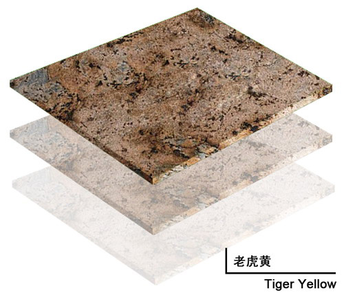 Tiger Yellow granite tiles