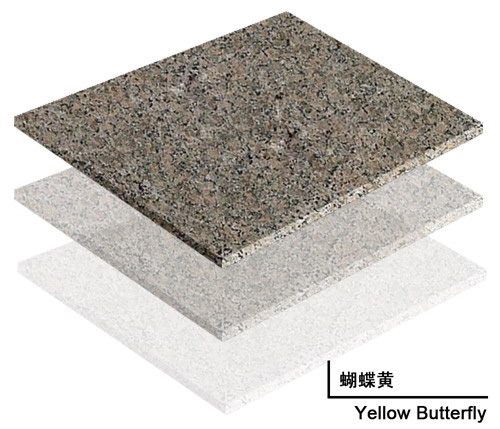 Yellow Butterfly granite tiles