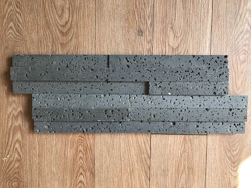 basalt ledge stone, lava stone stacked stone