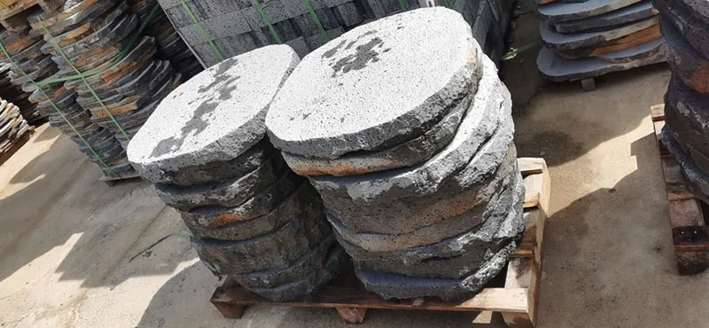 lava stone irregular stepping stone, puka lava irregular stepping stone