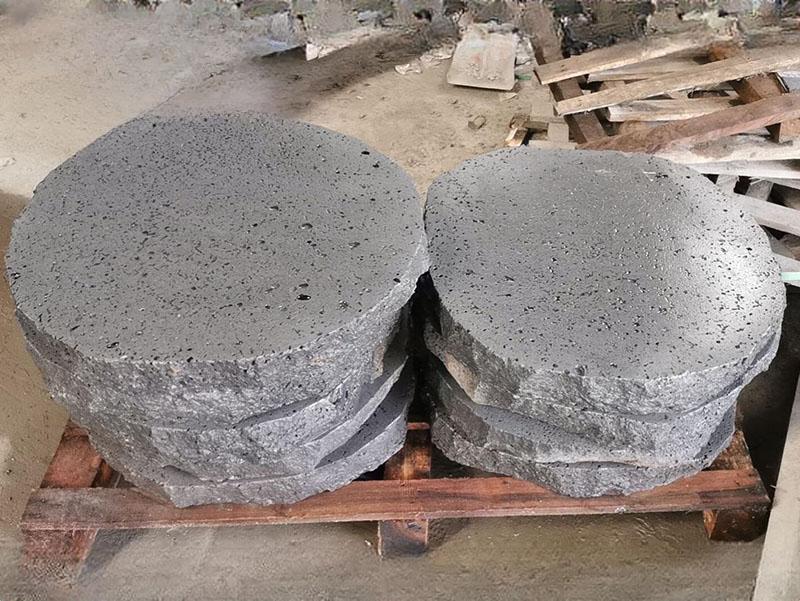 lava stone irregular stepping stone, puka lava irregular stepping stone