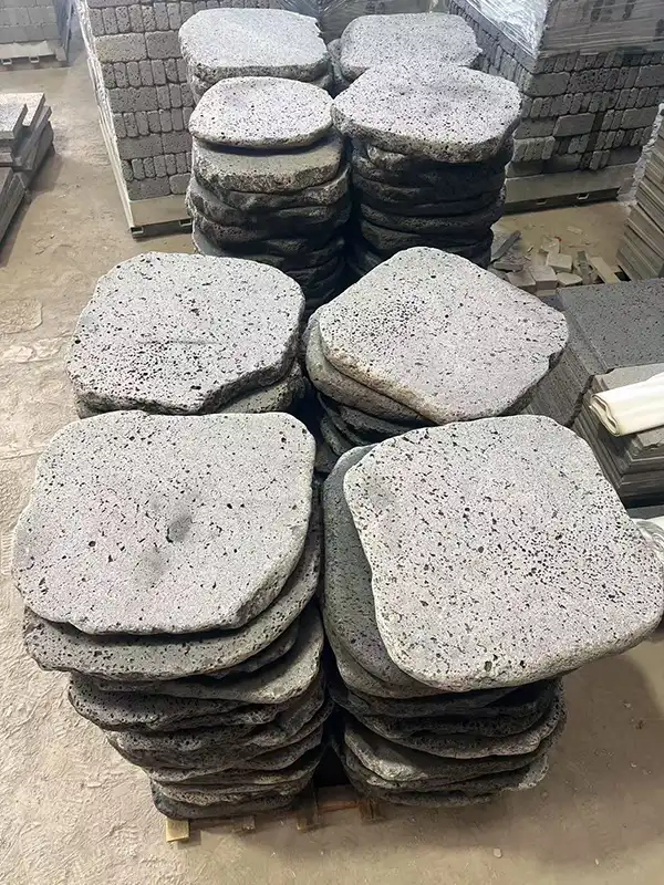 Hawaii landscape stepping stones, volcanic rock walkway pavers