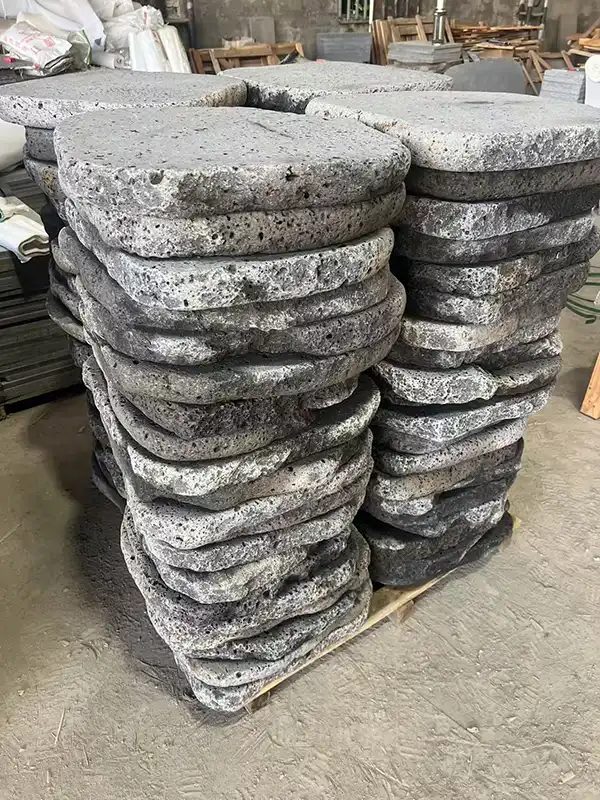 Hawaii landscape stepping stones, volcanic rock walkway pavers