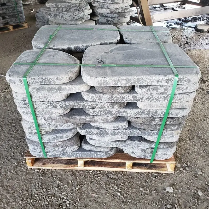 tumbled lava stone pavers, tumbled puka lava pavers