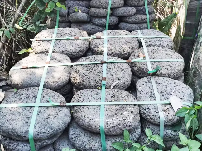 lava stone random pavers, lava stone stepping stone