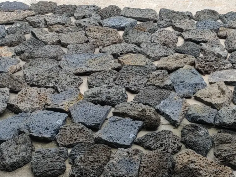 lava stone thin veneers, puka lava veneers